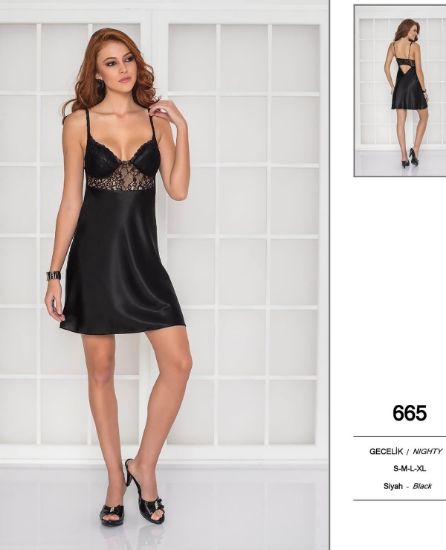 Picture of Pierre Cardin 665-7 Satin Nightwear