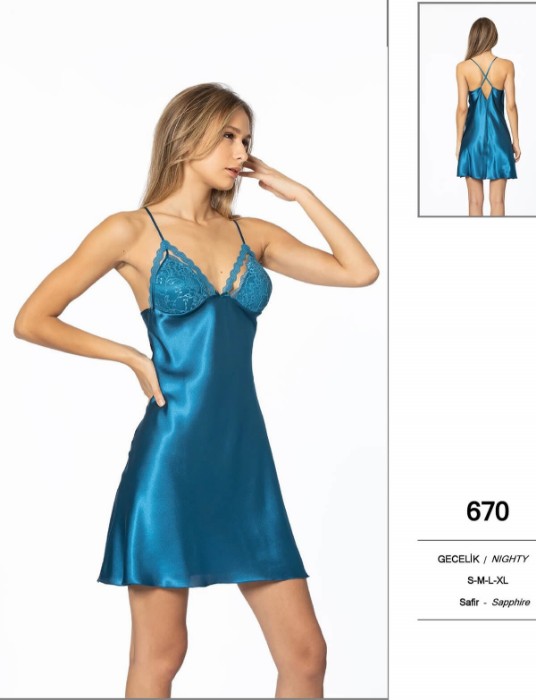 صورة Pierre Cardin 670-7 Satin Nightwear