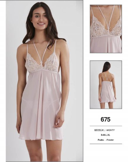 Picture of Pierre Cardin 675-4 Satin Nightwear