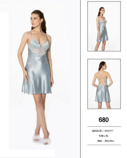 Picture of Pierre Cardin 680-5 Satin Nightwear