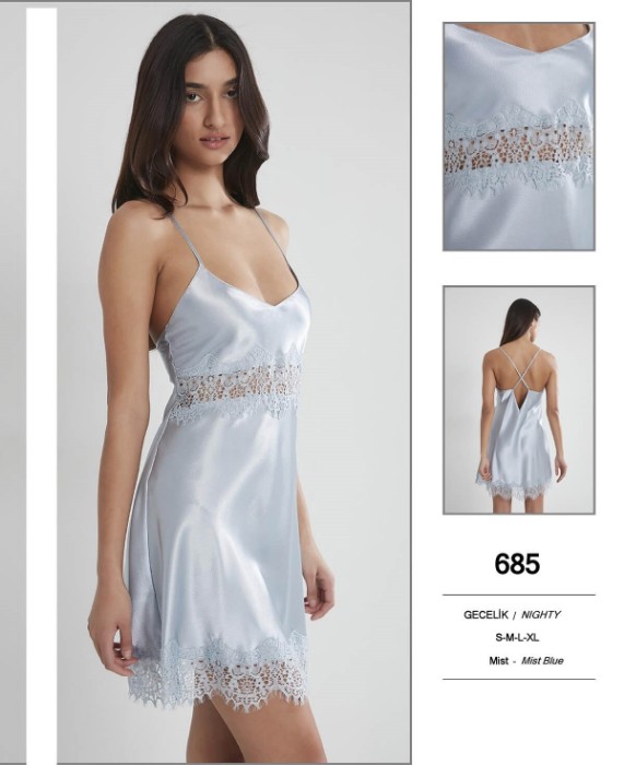 صورة Pierre Cardin 685-2 Satin Nightwear