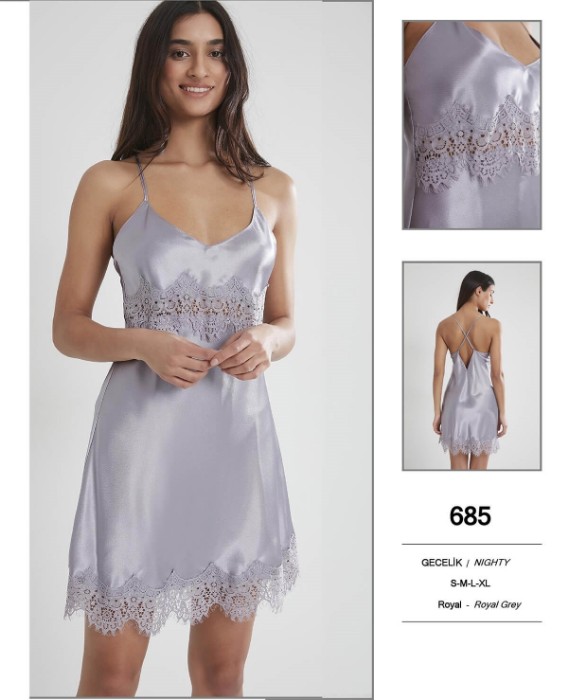 صورة Pierre Cardin 685-4 Satin Nightwear