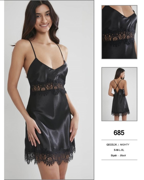 صورة Pierre Cardin 685-5 Satin Nightwear