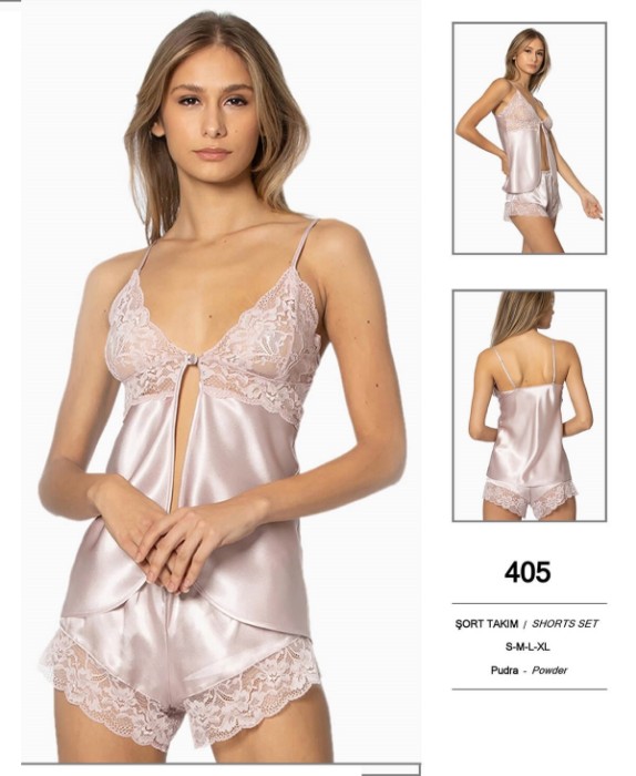 Pierre Cardin 405-4 Saten Şort Takım resmi