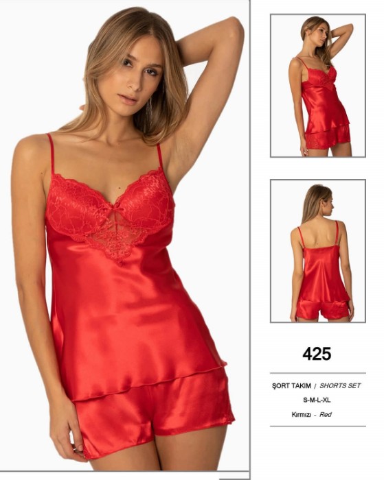 Pierre Cardin 425-3 Saten Şort Takım resmi