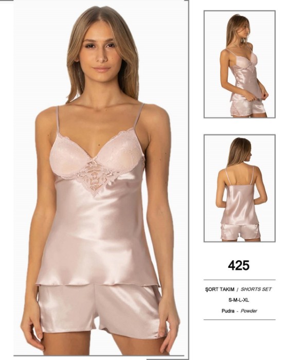 Pierre Cardin 425-4 Saten Şort Takım resmi