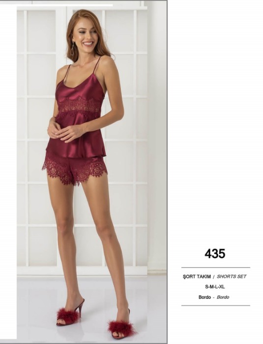 Pierre Cardin 435 Saten Şort Takım resmi