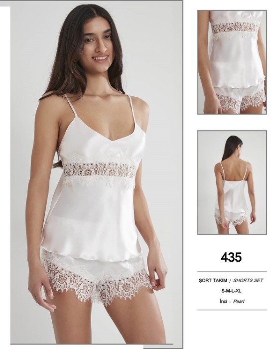 Pierre Cardin 435-3 Saten Şort Takım resmi