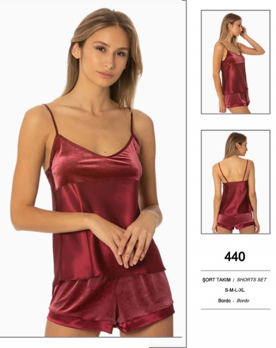 Pierre Cardin 440 Saten Şort Takım resmi