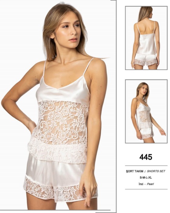Pierre Cardin 445-3 Saten Şort Takım resmi