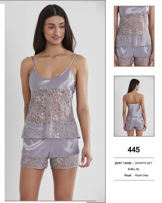 Pierre Cardin 445-6 Saten Şort Takım resmi