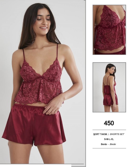 Pierre Cardin 450 Saten Şort Takım resmi