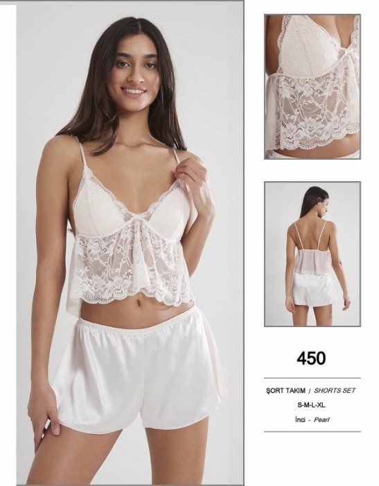 Pierre Cardin 450-3 Saten Şort Takım resmi
