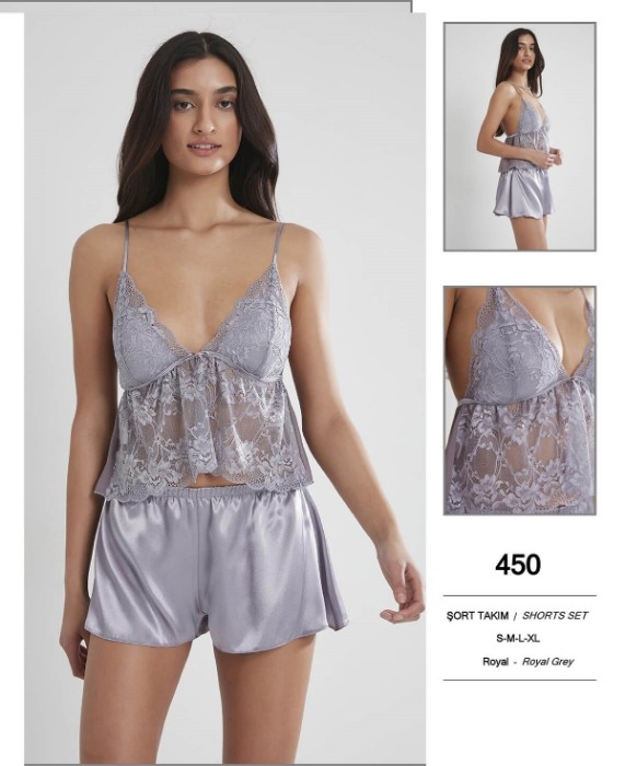 Pierre Cardin 450-6 Saten Şort Takım resmi