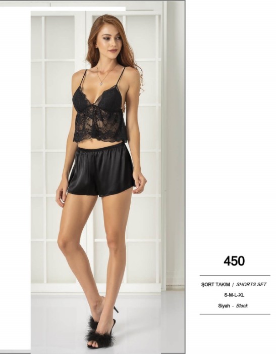 Pierre Cardin 450-7 Saten Şort Takım resmi