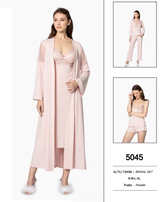Pierre Cardin 5045-3 Penye Altılı Çeyiz Seti resmi
