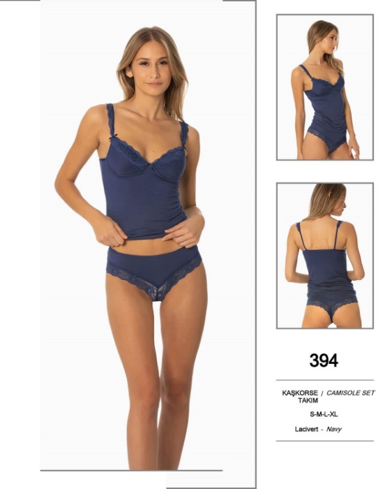 Picture of Pierre Cardin Lace Camisole Set 394-2