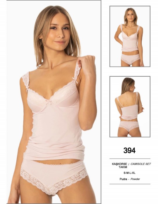 Picture of Pierre Cardin Lace Camisole Set 394-3