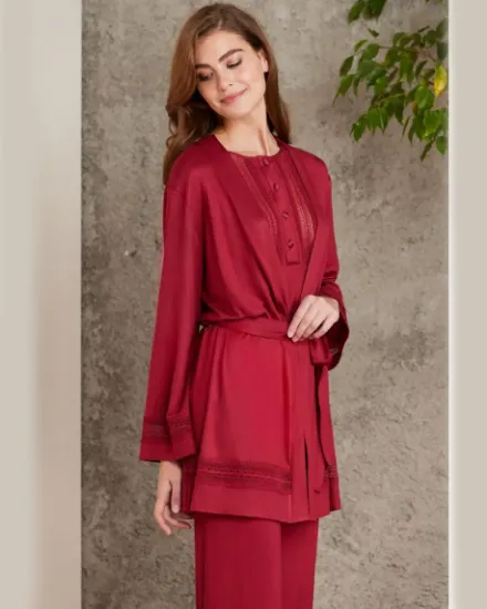 Pierre Cardin Sabahlıklı Pijama Takım 2800-2 resmi