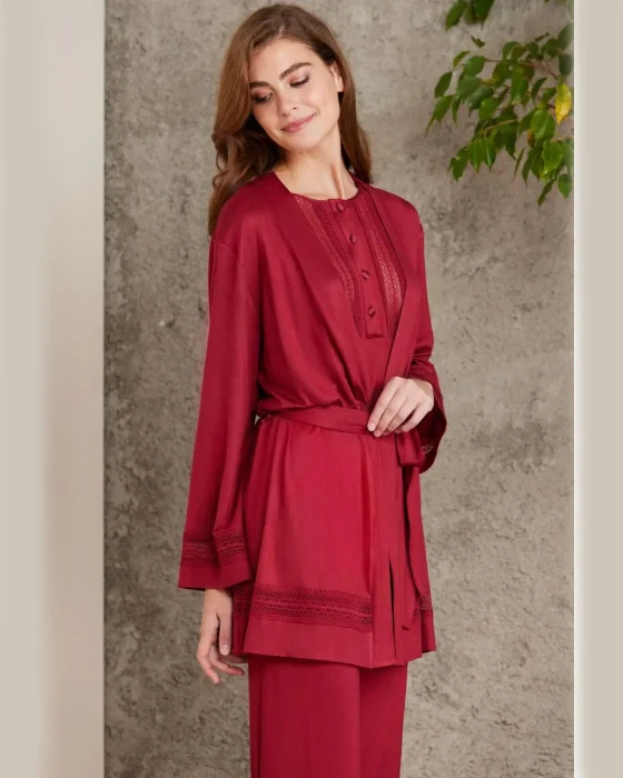 Pierre Cardin Sabahlıklı Pijama Takım 2800-2 resmi