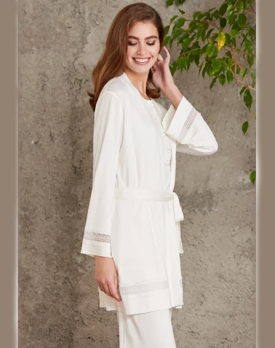 Pierre Cardin Sabahlıklı Pijama Takım 2800-3 resmi