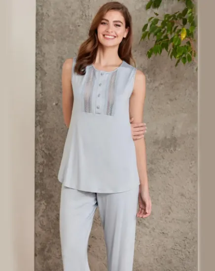 Pierre Cardin Sabahlıklı Pijama Takım 2800-6 resmi