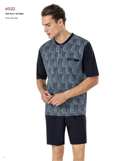 Pierre Cardin 6022-3 Erkek Üçlü Pijama Takım resmi