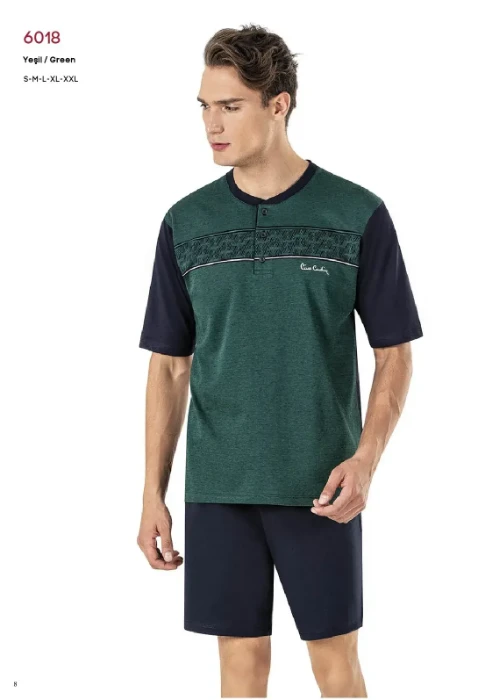 Pierre Cardin 6018-3 Erkek Üçlü Pijama Takım resmi