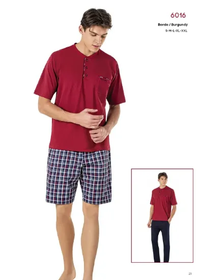 Picture of Pierre Cardin 6016-2 Men's 3 pcs Pajamas Set