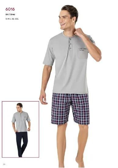 صورة Pierre Cardin 6016-3 Men's 3 pcs Pajamas Set