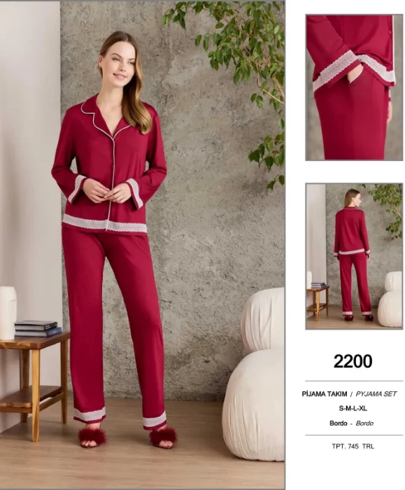 Pierre Cardin 2200 Penye Pijama Takım resmi