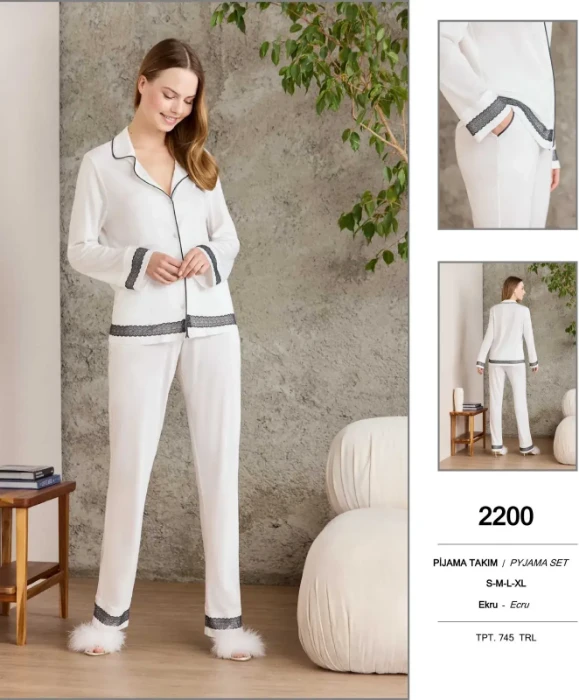 Pierre Cardin 2200-2 Penye Pijama Takım resmi