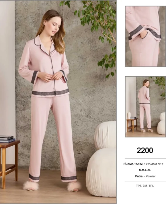 Pierre Cardin 2200-3 Penye Pijama Takım resmi