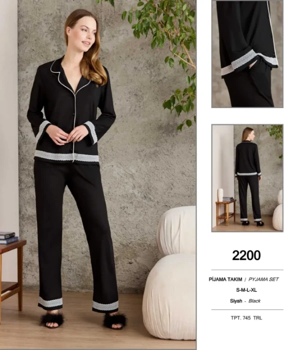 Pierre Cardin 2200-4 Penye Pijama Takım resmi
