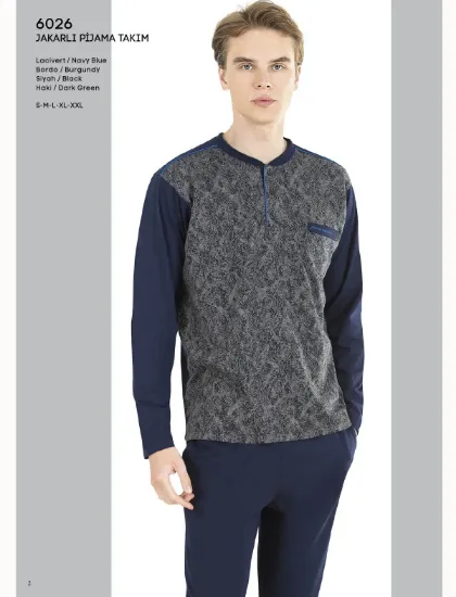 Pierre Cardin 6026 Erkek Pijama Takım resmi
