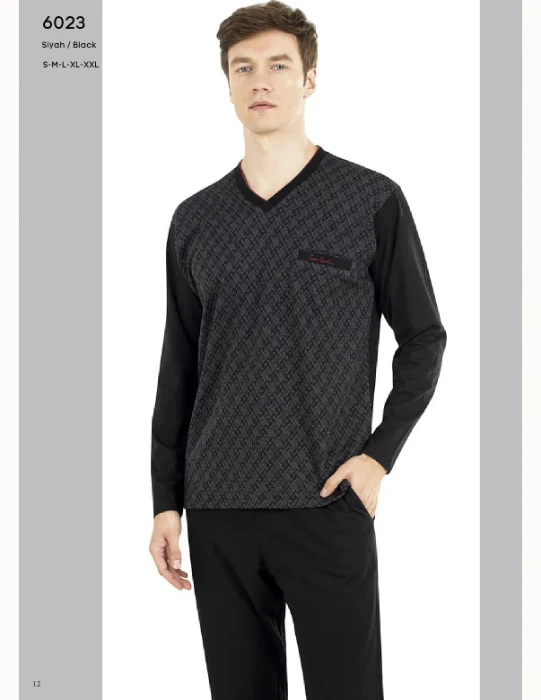 صورة Pierre Cardin 6023-4 Men's Pajamas Set