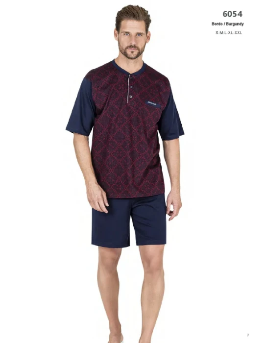 Pierre Cardin 6054 Erkek Üçlü Pijama Takım resmi