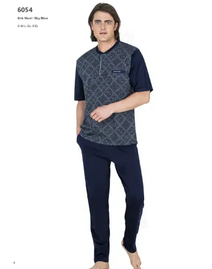 Pierre Cardin 6054 Erkek Üçlü Pijama Takım resmi