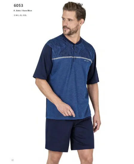 صورة Pierre Cardin 6053 Men's 3 pcs Pajama Set