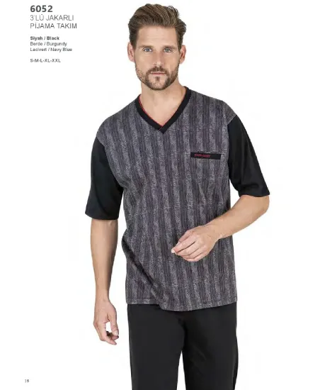 Picture of Pierre Cardin 6052 Men's 3 pcs Pajama Set