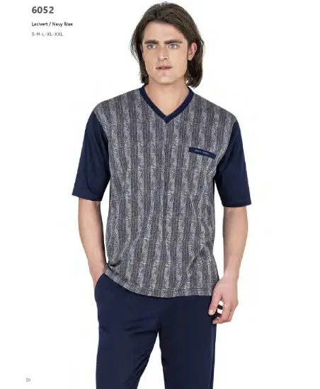 Picture of Pierre Cardin 6052 Men's 3 pcs Pajama Set