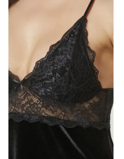 Pierre Cardin 845-3 Kadife Gecelik resmi