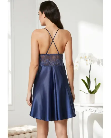 Pierre Cardin 850-5 Saten Dantelli Gecelik resmi