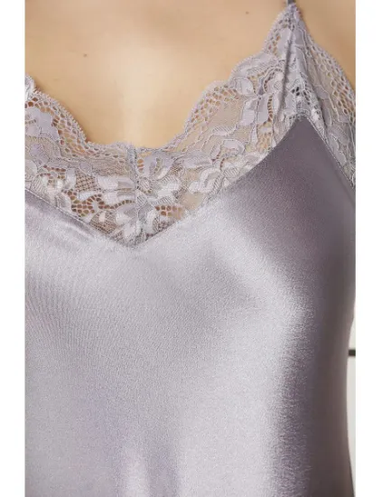Pierre Cardin 870-4 Saten Dantelli Gecelik resmi
