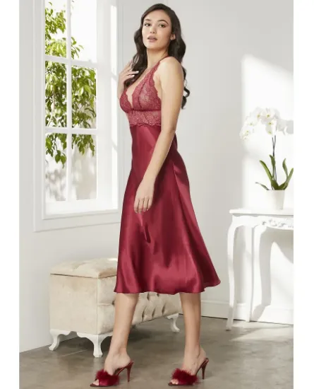 Pierre Cardin 905-4 Saten Dantel Gecelik resmi