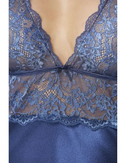 Pierre Cardin 905-6 Saten Dantel Gecelik resmi