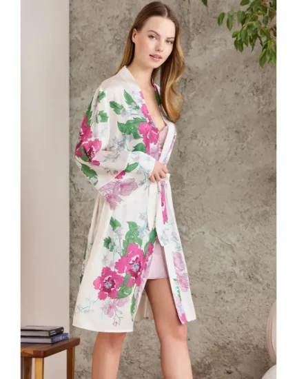 Picture of Pierre Cardin 2415 Satin Chemise Robe Set