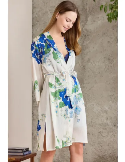 Picture of Pierre Cardin 2415-2 Satin Chemise Robe Set