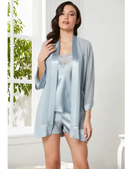 Pierre Cardin 2475-2 Saten Üçlü Şort Takım resmi