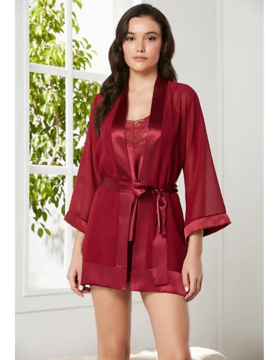 Pierre Cardin 2475-4 Saten Üçlü Şort Takım resmi